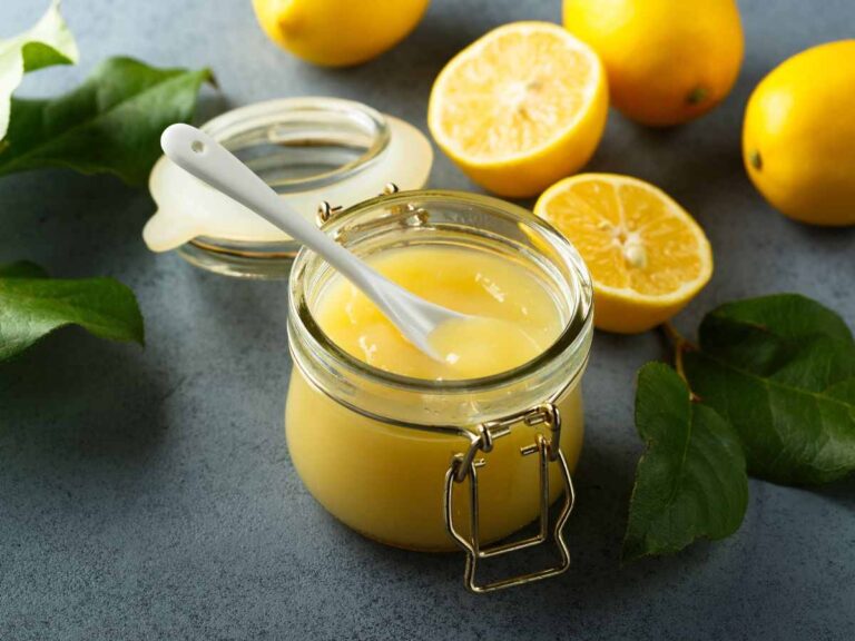 lemon curd in un barattolino