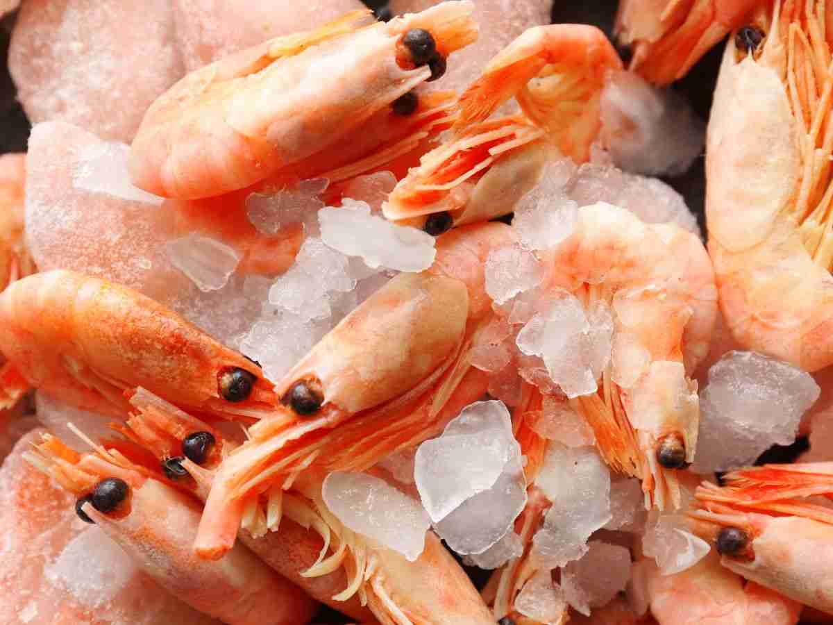 gamberi surgelati