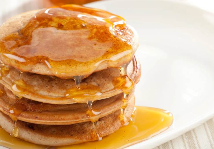 pancake soffici con miele